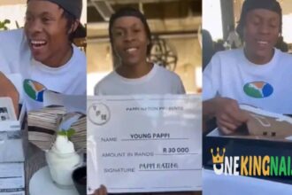BBMzansi Young Pappi fans gifts him digital camera lens, R30,000, Other expensive gift (Video)