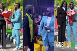 ‘’I will always be present as your DADDY’’- Comedian AY Makun celebrates daughter as she graduates high school (VIDEO)