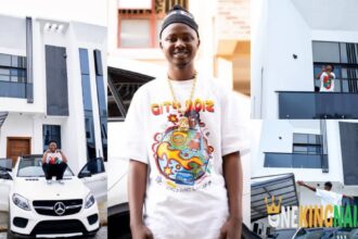 Influencer Salo Ibadan Beams With Joy As He Acquires His First House In Lekki (Photos)