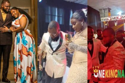 Skitmaker Femi Babs weds his heartrob in an elaborate event (VIDEO)