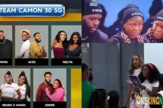 BBNaija: Team Camon 30 5G(Mbadiwe Twins, WanniXHandi, Aces, Nelita & Zinwe) wins the Tecno task (VIDEO)