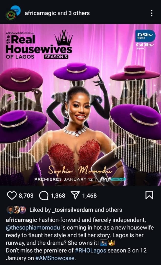 Sophia Momodu on Real Housewives of Lagos