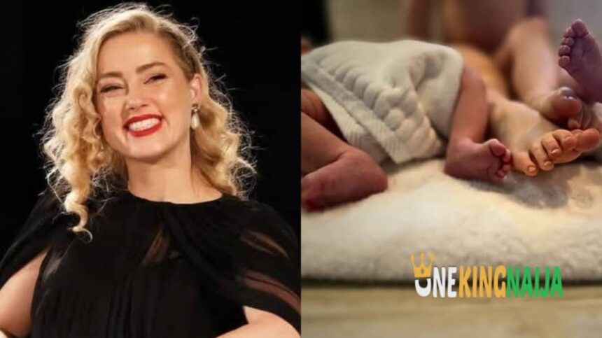 Amber heard twins