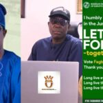 The Deputy President contesting for NIS Position, Dr. Fagbamigbe