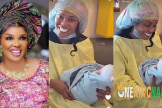 Iyabo Ojo and her Grand child