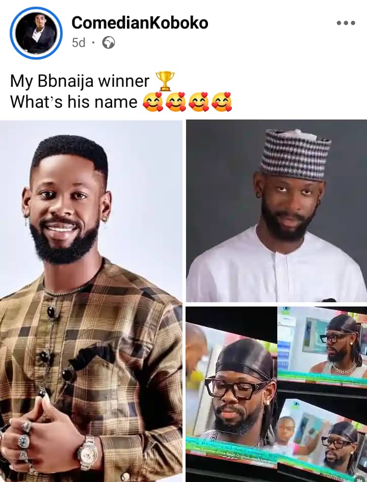 Comedian Koboko favorite