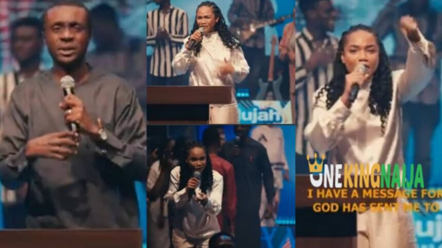 Nathaniel Bassey welcomes Ada Ehi