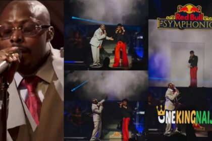 Asake and Wizkid on stage