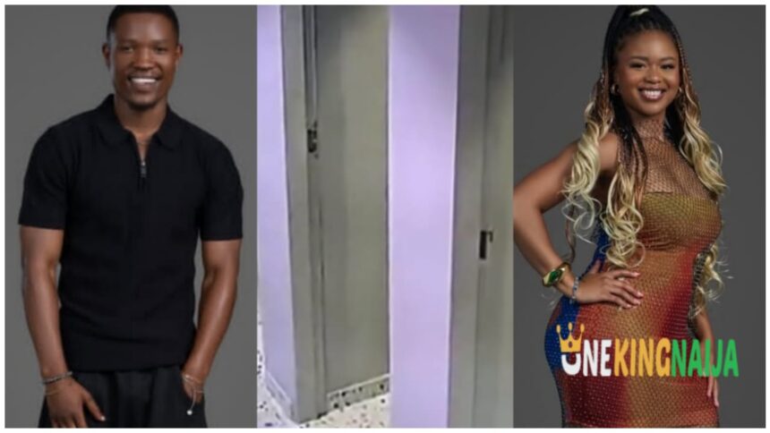 BBMzansi: Tumi the Barber and Buhle B trends after their afternoon session in the restroom. (VIDEO)