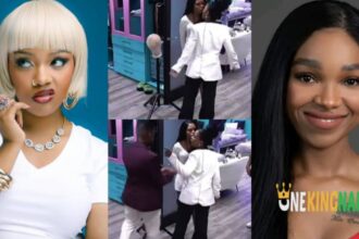 BBMzansi: Liema and Thandeka f@ll-out after the live eviction show (VIDEO)