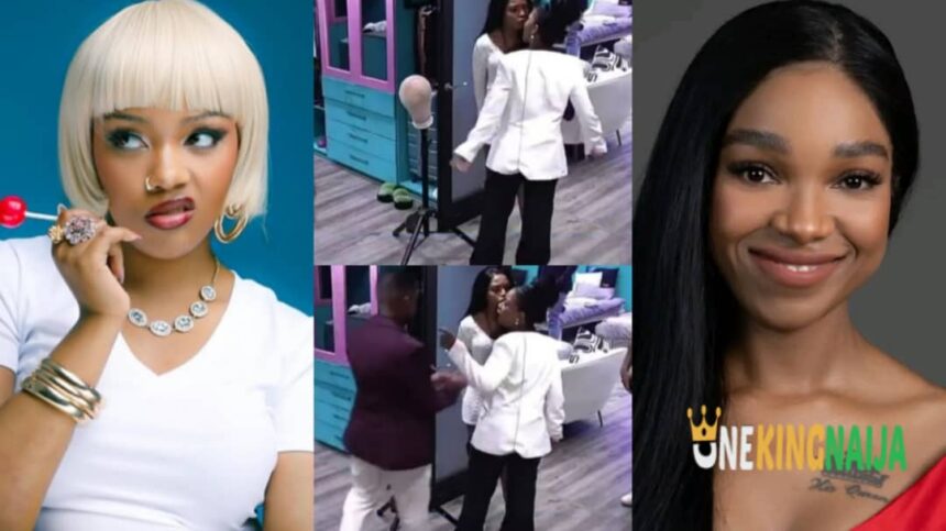 BBMzansi: Liema and Thandeka f@ll-out after the live eviction show (VIDEO)