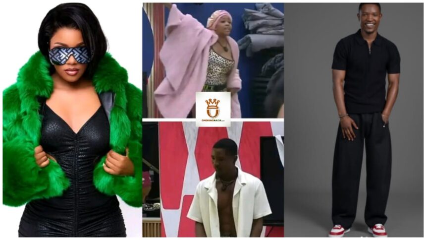 BBMzansi: Liema and Tumi the Barber f@ll-out over song request (VIDEO)