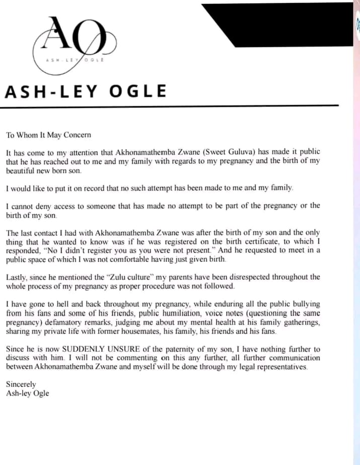 Ashley on Sweet Guluva child