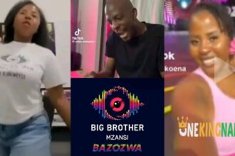 Fans reacts as Member of Big Brother Mzansi was caught campaigning for Mmeli on Tiktok, Video trends online (WATCH)