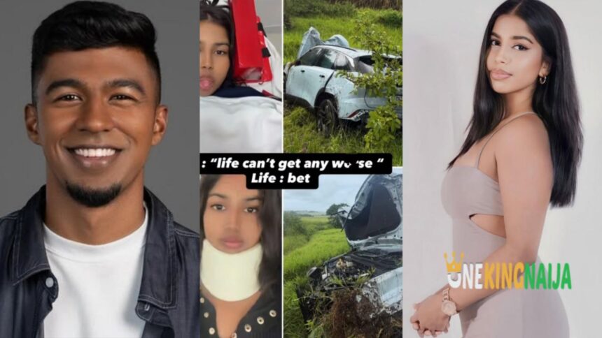 Ashay Girlfriend, Tamiica, Reportedly Involved in a Car Accident (Photos / Videos)