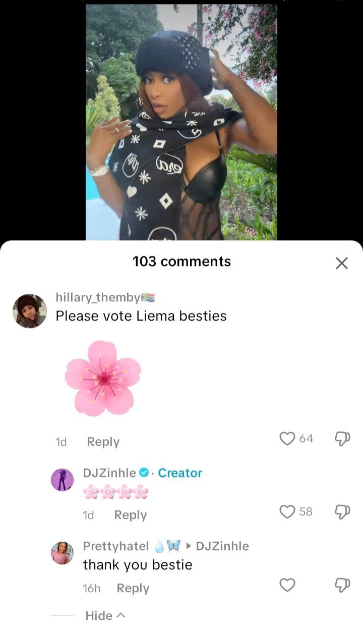 DJ Zinhle on BBMzansi S6 Winner