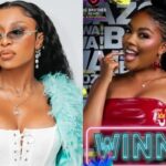 DJ Zinhle reacts after Liema wins the BBMzansi S6 show.