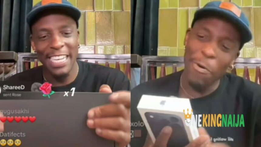 Mmeli’s fans gifts him a Macbook pro, iPhone 17 Promax and other valuable gifts items (VIDEO)