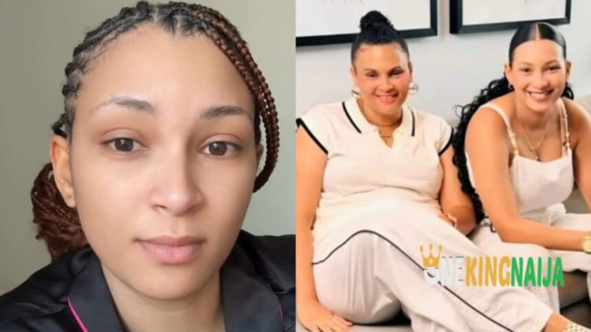 Ashley Ogle react to her mother calling her out on TikTok Live session.