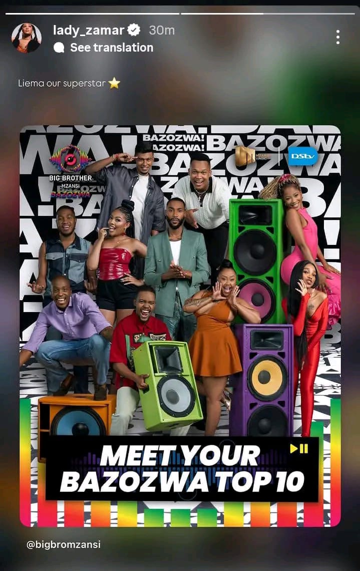 Lady Zamar on BBMzansi S6