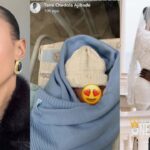 “I finally got ur attention”- Temi Otedola announces the birth of her first child with husband, Mr Eazi (Photos)