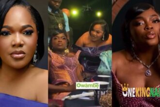 “I have unfollow her, I will never greet her again”- Toyin Abraham reacts after Funke Akindele snubs her at Iyabo Ojo movie premiere (VIDEO)