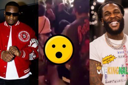 Video of DJ Tunez being b3aten up by Burna Boy’s crew members at Obi’s house goes viral (WATCH)